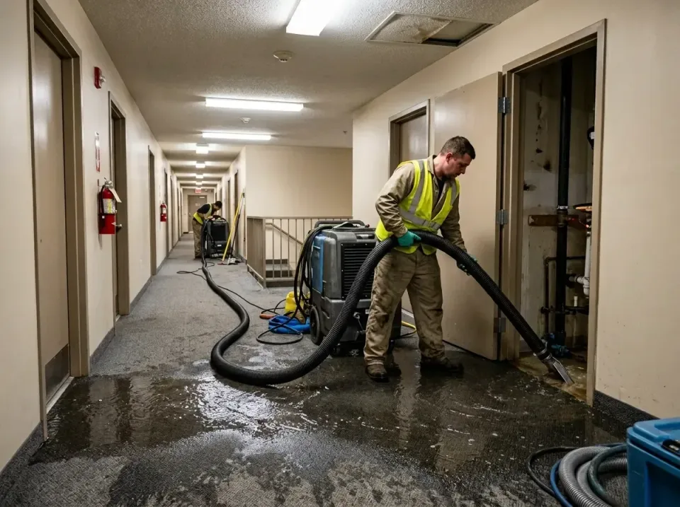 multi-unit-apartment-hallway-f-005 — frequently asked questions, Emergency Burst Pipe Water Extraction & Removal in West Hem…